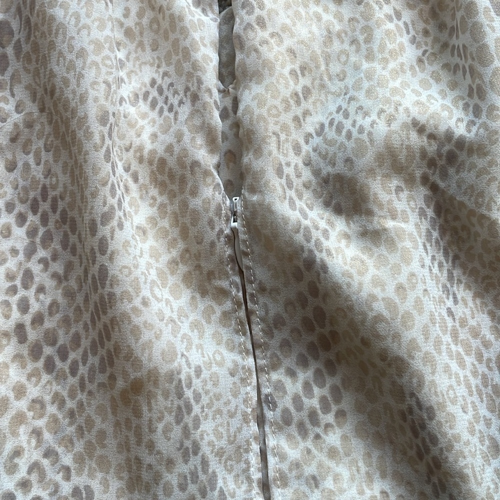 White House Black Market Woman’s 14 Snake Print Shift Dress - Picture 7 of 7